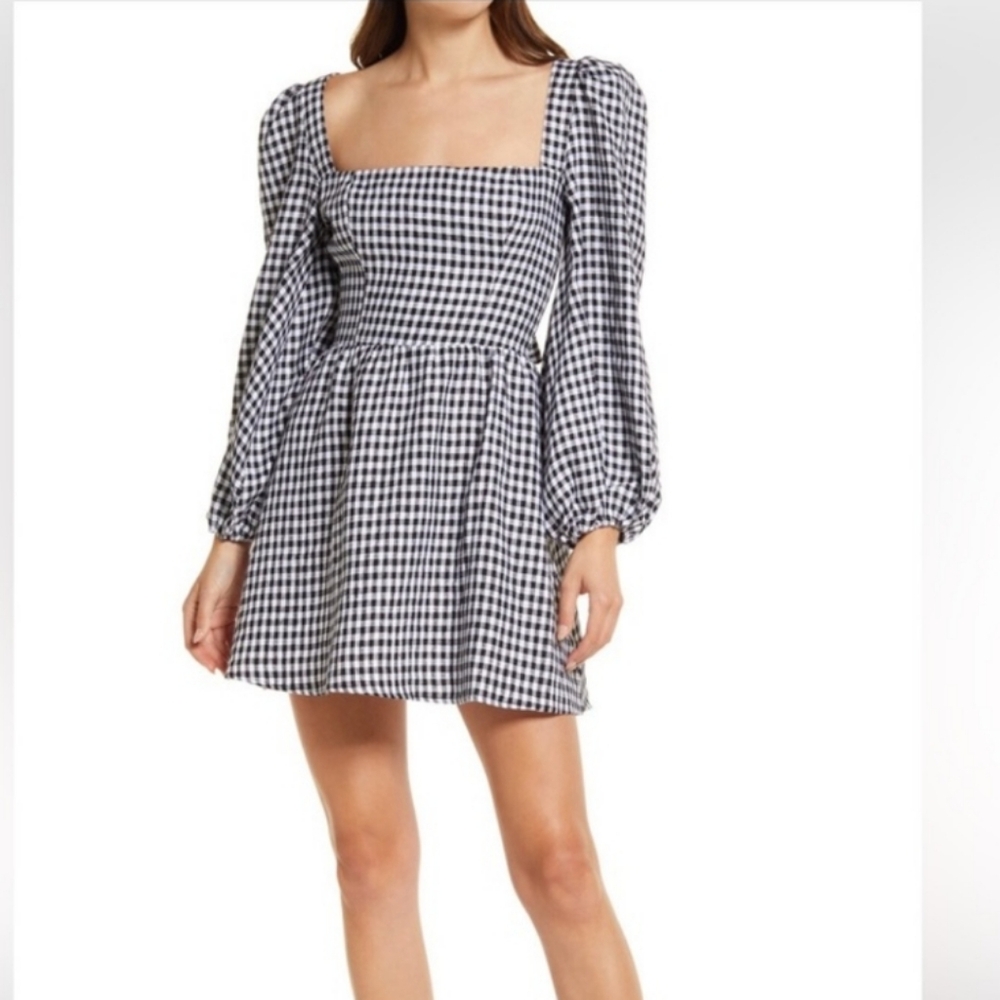 Reformation Brodie Linen Mini Dress Size 4